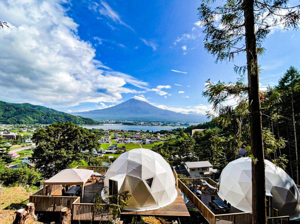 Mt.Fujiグランピングテラス　嶺乃華 Hotell Fujikawaguchiko Eksteriør bilde