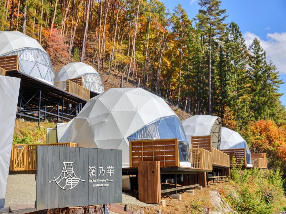 Mt.Fujiグランピングテラス　嶺乃華 Hotell Fujikawaguchiko Eksteriør bilde